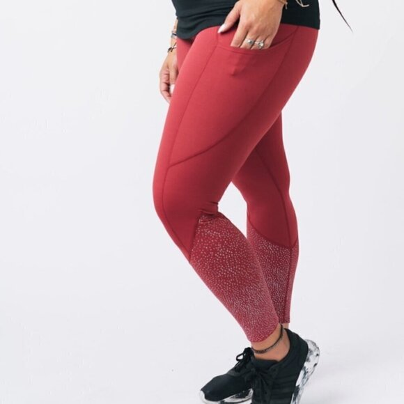 ZYIA Merlot Light n Luxe Pocket Reflective Hi-Rise - Picture 2 of 10